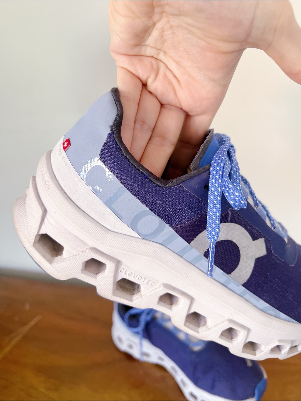 ON Running • Cloudmonster running shoes Acai / Lavender purple sneakers athletic - Picture 6 of 15